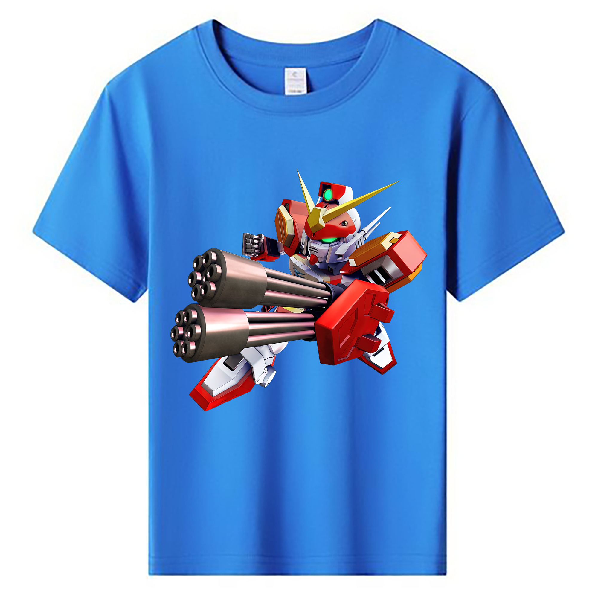 （画像用） 機動戦士ガンダム Mobile Suit Gundam 綿100％キッズTシャツ（フロントプリント）